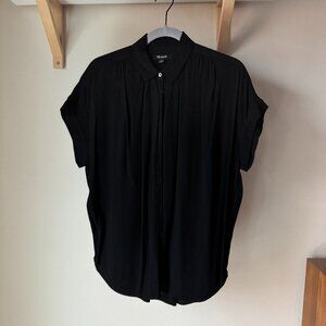 Madewell | Black Central Drapey Shirt